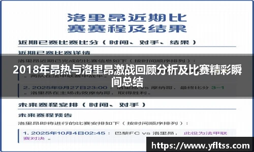 2018年昂热与洛里昂激战回顾分析及比赛精彩瞬间总结